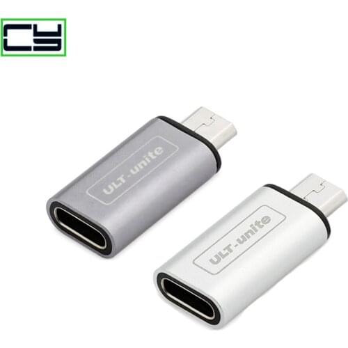 TOP Quality Rose gold Metal USB 3.1 Type C USB-C Female to Micro USB 2.0 Male Adapter Connector Adaptor OTG