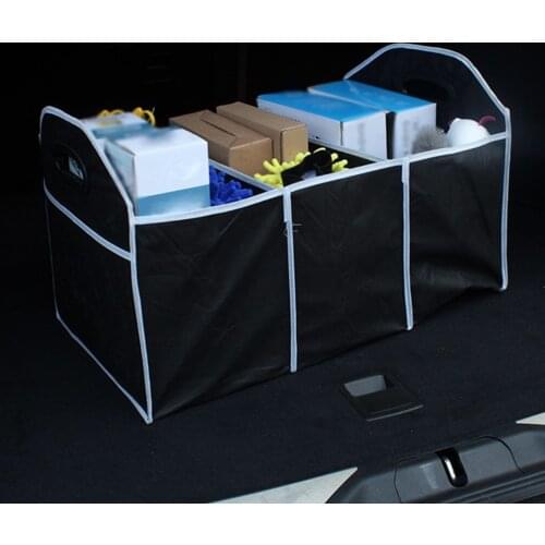 Folding Car Trunk Organizer Storage Bag Non-Woven Fabrics Stowing Tidying Bag Organizer Storage Box Container Car Decoration