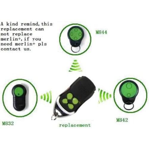 2pieces Merlin M842/M832/ M844 replacement Garage Door Remote Control beautiful