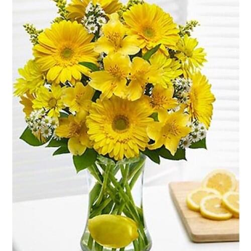 3D Needlework Diy Diamond Embroidery Diamond Painting Cross Stitch Embroidery Flower vases Sunflower kitchen Decor Square inlay