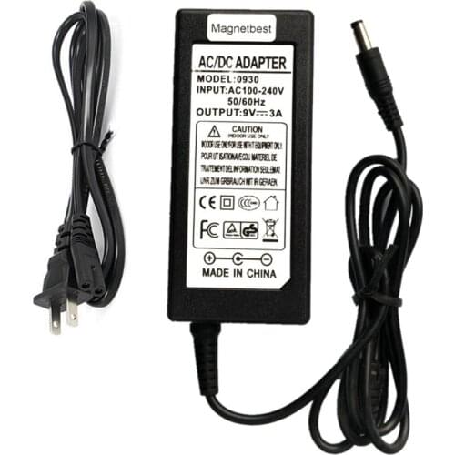 9V 3A Adapter Charger For Roland Boss GT-10 GT-100 GT-1000 GT-10B JS-10 JS-8 TU-1000 Digital Piano electric cable plug