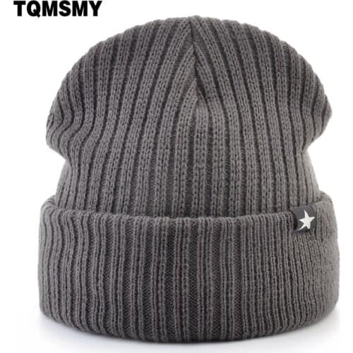 Winter outdoor ski caps foe men Doulbe Layer Beanies Thick warm Hats Knitted wool Skullies Beanie Hat Casual Knitting Bonnet Cap