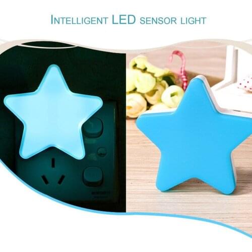1pc Lovely Star LED Light Night Light Kids Gift Toy For Baby Children Bedroom Tolilet Lamp Decoration Indoor Lighting