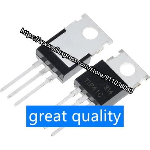 10PCS TIP41C TIP41 TO220