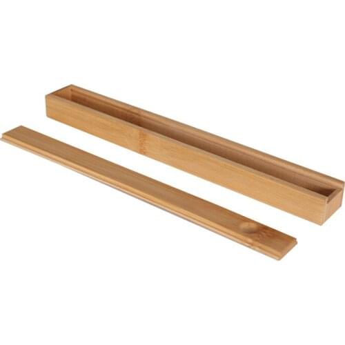 100pcs Portable Natural Bamboo Reusable Chopsticks Storage Box Sushi Food Stick Chopsticks Case Box