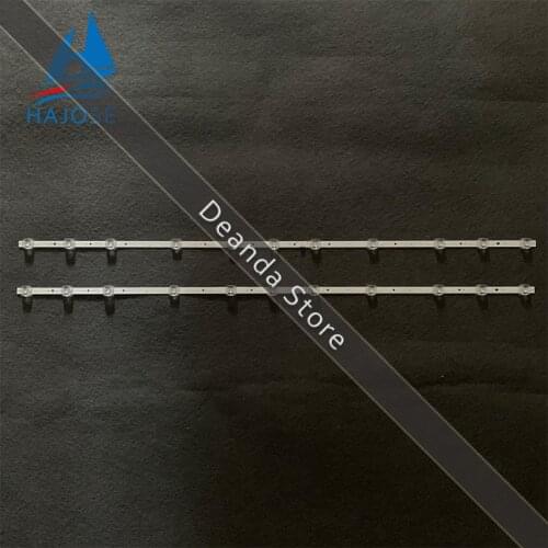 2pcs LED backlight strip 11 lamp for Thomson 43"TV 43ud6426 TCL 43A260 43V2 4C-LB4311-ZM06J ZM08J HR01J 43HR330M11A1 GIC43LB32