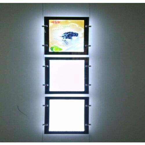 3unit/Column) A3 Single Sided Magnetic Cable Window Displays and Wire Hanging Systems for Real Estate,Gallery,Art
