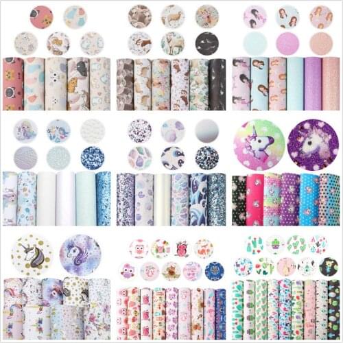 David accessories 6-8Pieces/set 20*33cm Girl Fish Synthetic Leather Patchwork Hair Bow Handbag Shoes DIY,1Yc10562