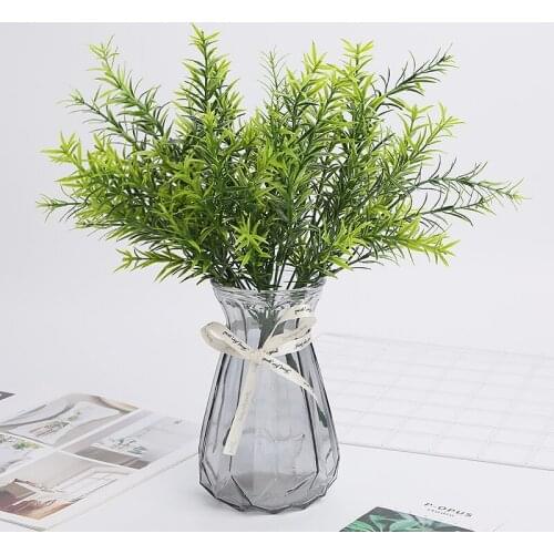 7-Prong Snapdragon Green Grass Plant Wall Material Simulation Green Plants