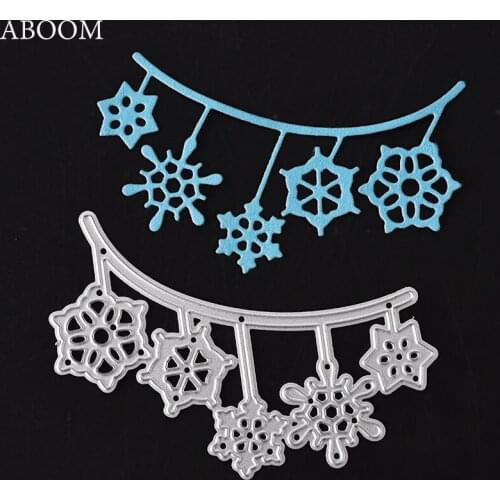 ABOOM New 1PC 52MM*90MM Star String DIY Metal Die Cutting Dies For DIY Scrapbooking Photo Card Album Decorative Embossing Folder
