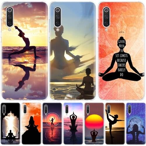 Yoga Meditation Mandala Sun Cover Phone Case For Xiaomi Mi Note 10 11 9 8 10T 9T CC9 5X 6X Pocophone F1 X3 F2 Pro Lite A1 A2 A3