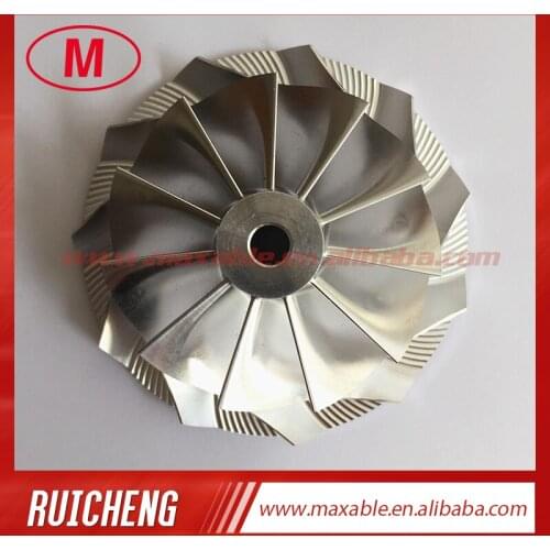 GT3076 467756-0004F 54.97/76.13mm 11+0 blades turbocharger billet/milling/aluminum 2618 compressor wheel for Racing
