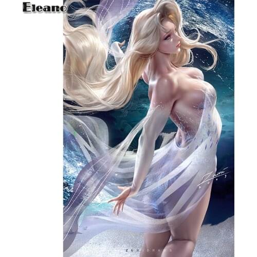 Custom print overwatch Sheer skirt Sexy Anime girl Art Posters HD wall art Canvas Painting for living room home decor picture