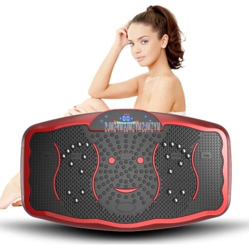 Magnetic Therapy Electric Vibration Fitness Fat Burning Massager Machine Remote Control Indoor Mute Fitness Body Slimming Shaper