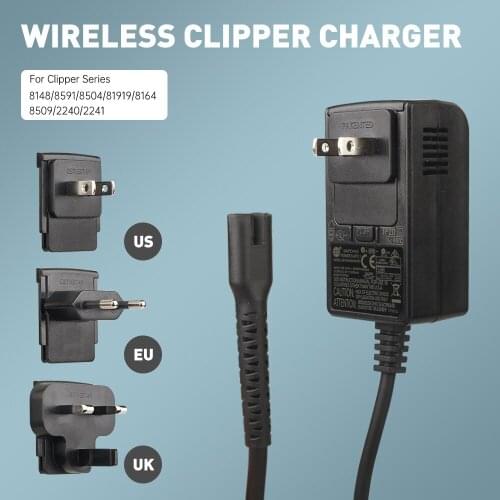 Barbershop Hair Clipper Charger US/EU/UK Plug Fast Charging Socket Device Barber Charging Tool For Wahl Cordless Hair Trimmer