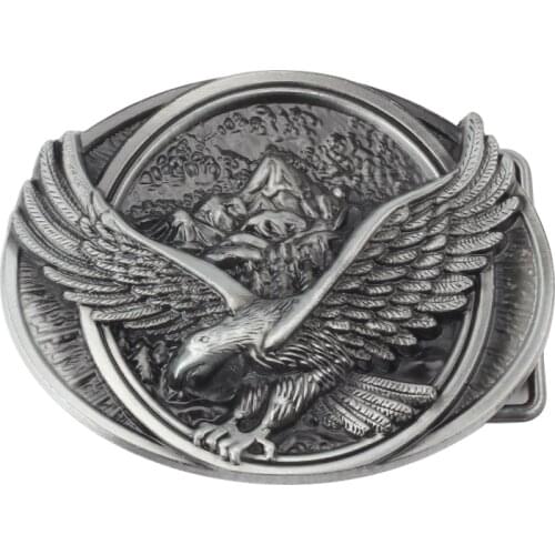 The eagle Spread wings metal belt buckle