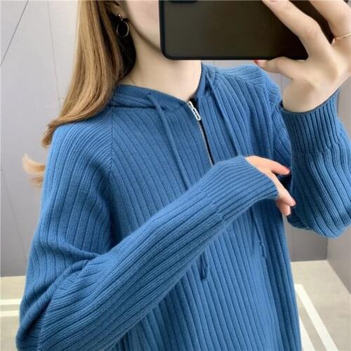 Room 191951 on the 3 row 5 】 make pure color hooded zipper pullovers [1128] 60