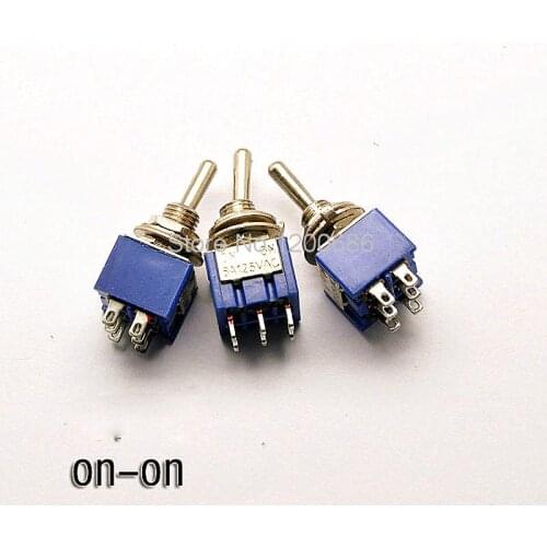Toggle switch Toggle switch MTS202 3A / 250V 6A / 125V double 6 feet 2 files