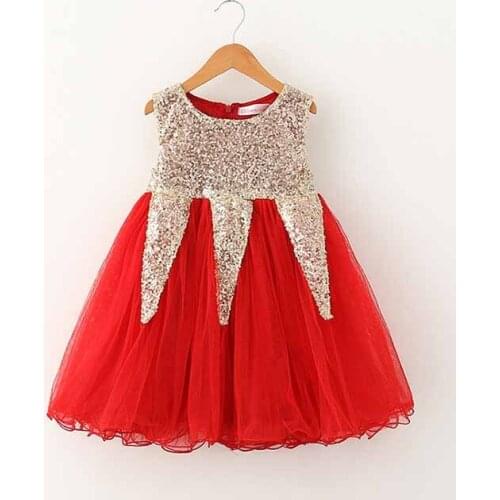 Golden girls sequins bling bling dress pleated tulle, sequins girl Christmas princess dress,2-8y toddler girls Xmas baby dress