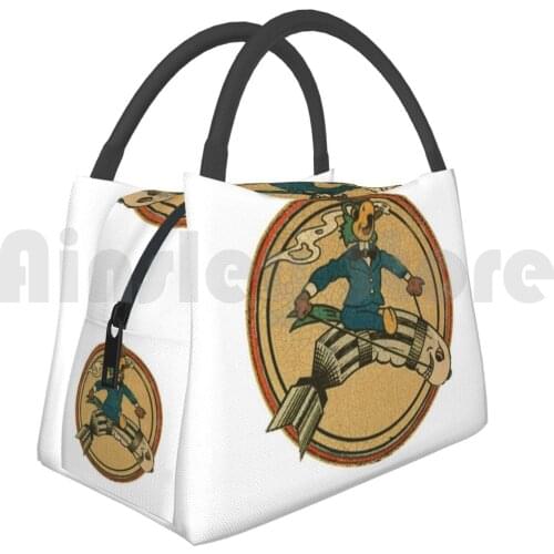 Portable Insulation Bag Parrot Bomber Parrot Bomber Skull Number 7 Ww2 Patch Usa Airforce Boeing B24 B17