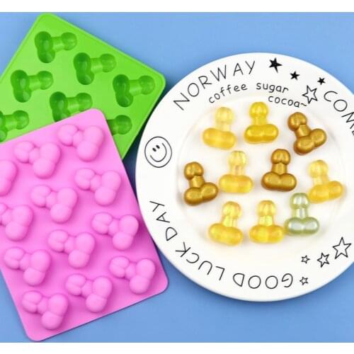 Silicone Adult Sexy Mold Men 12 Even Small Second Chocolate Mold Xg6007