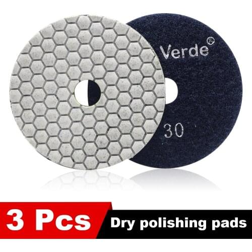 Thickness 2.0mm diameter 100mm 4 inch grit 30# diamond polishing pads dry use for granite and marble