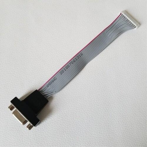LCD universal driver board Mainboard VGA Interface Adapter Convertor Data Extension Power 12pin Cable 15cm