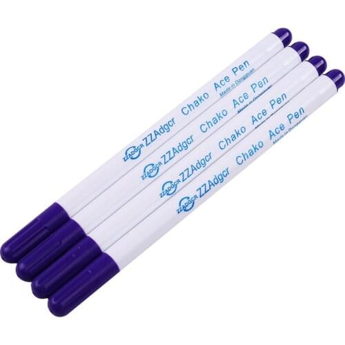 Water-Soluble 4 Pens Multicolor Cross Stitch Fabric Clothes Marker Eyelet Ink Household DIY Sewing Tool Erasing Accessories