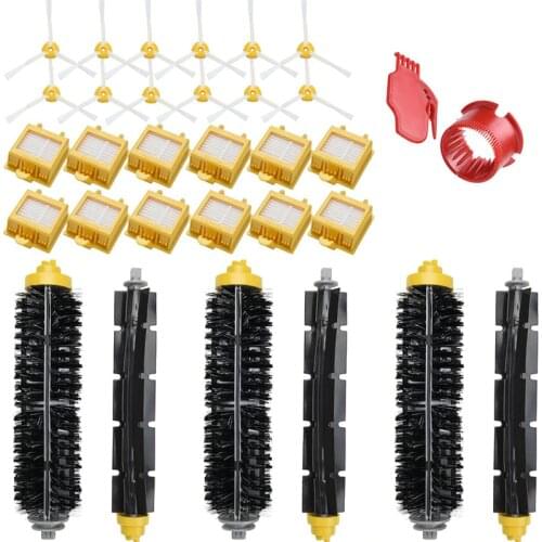 High Quality Bristle & Flexible Beater Brush & Hepa Filter & Side Brush for iRobot Roomba 700 Series 770 780 790 vacuum cleaner