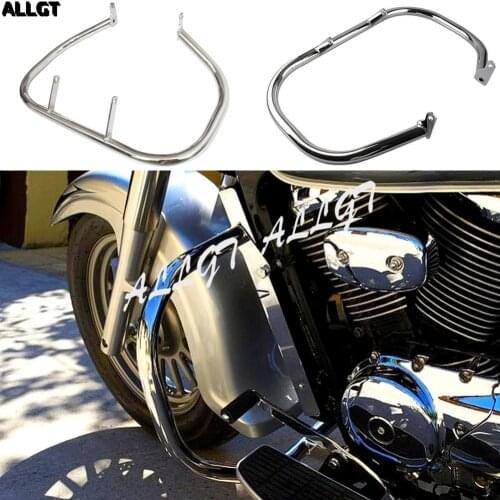 ALLGT Engine Guard Highway Crash Bar for Suzuki Volusia VL 800 Boulevard C50 2005 2006 2007 2008 2009 2010 2011