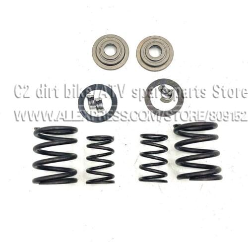 Dirt pit bike Motocross Valves Clamp Lock Clip With Spring Seat For Yinxiang Horizontal 150cc-160cc Motorcycle Engine