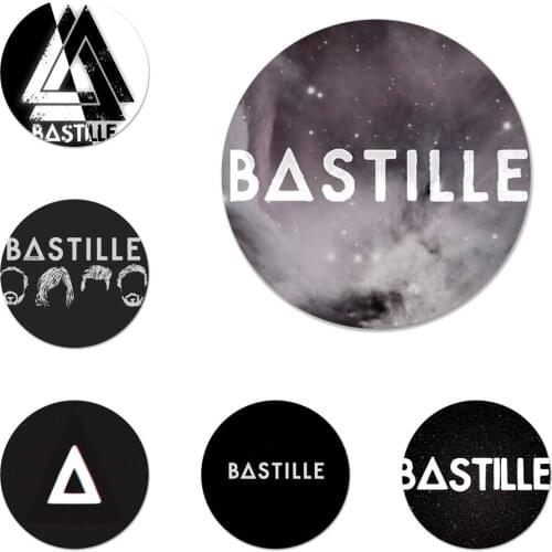 58mm Bastille logo Icons Pins Badge Decoration Brooches Metal Badges For Clothes Backpack Decoration