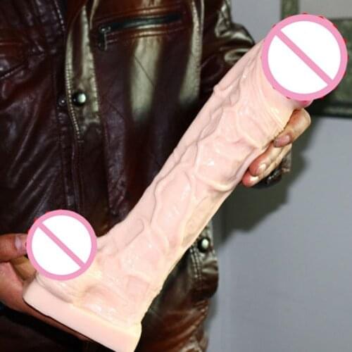 37*7cm Giant Huge Dildo Realistic Penis Fake Big Dick Adult Masturbator Sex Toys For Woman Erotic Long Large Faak Dildos