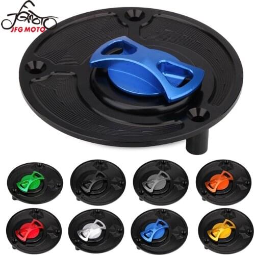 CNC Aluminum Motorcycle Keyless Gas Fuel Tank Cap For YAMAHA FZ1 FZ6 FZR750 FZR1000 R1 R6 YSR50 YZF600 1994-1997 YZF1000