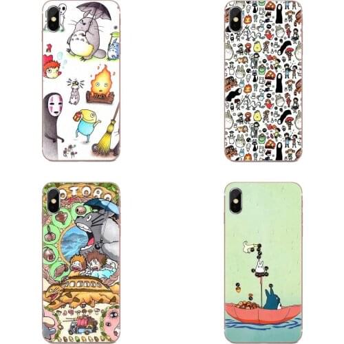 Phone Skin Case Kawaii Ghibli Doodle Design For Huawei Honor 10 10i 20 20i 8S lite Y9 Prime Y7 2019 Y5 2018 p40 lite pro