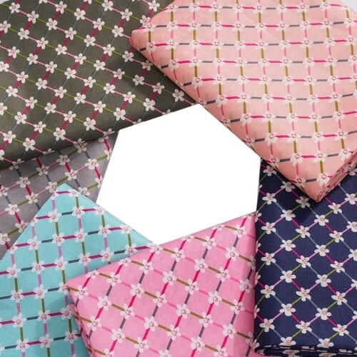 Cheap Printed Fabric Plaid Tablecloth Fabric 100% Polyester Cloth For Sewing Table Or Bags T7871
