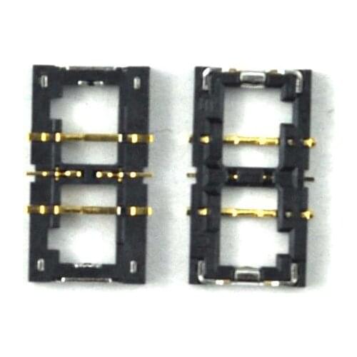 DHL free ship 1000pcs, Original new Battery FPC Connector for iPhone 6 6G 4.7inch 4.7' contact clip On Motherboard Mainboard