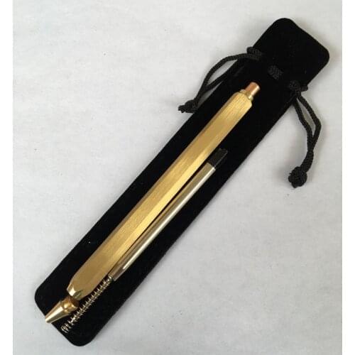 Mack Walker Brass Ballpoint Click Pen Tactical Mechanical Pen EDC Pen