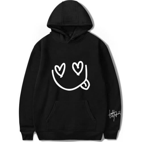 Hoodies BOBBY MARES: LOVE EVERYONE Hoodie Cotton Sweatshirt Smile Logo Men/women Pullover Hip Hop Sweatshirt Boys/girls New Tops