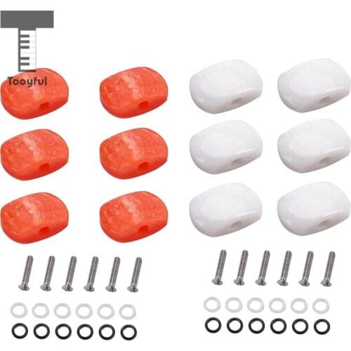 Tooyful 6pcs Guitar Tuning Pegs Tuners Machine Heads Replacement Buttons Knobs for Classical Guitar