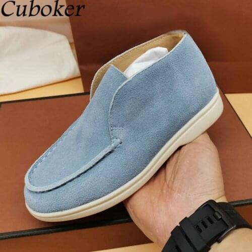 Kidsude Children Flat Casual Shoes Girls Boys Student High Top Round Toe Loafers Teenager Slip On Walking Shoes For Children