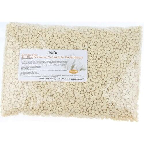 1000g No Strip Hard Wax Beans for Painless Smooth Facial Hair Removal And