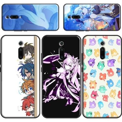 Genshin Impact Cover For POCO X3 Pro M3 F3 Phone Case For Xiaomi Mi 10T Pro 11 Ultra 9 10 Mi Note 10 Lite