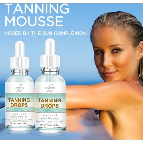 Tanning Body Care Liquid Natural Lasting Bronze Vermilion Tanning Liquid Healthy Bronzed Skin Baeuty Face Skin Care 30mL TSLM1