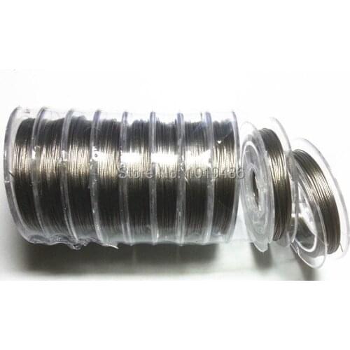 0.45MM Thickness Silver 10Rolls/lot Stainless Steel Tiger Tail Wire For Chunky Necklace ( 10m/rolls )