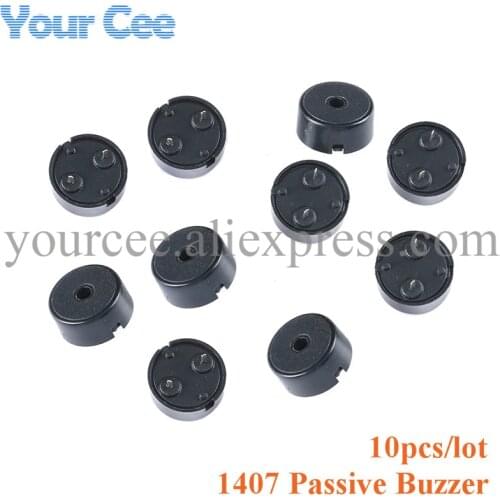 10pcs 1407 Piezoelectric Passive Buzzer Speaker Alarm SFN-14 Low-power Piezoelectric Passive Buzzer