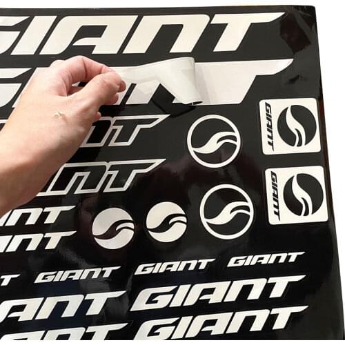 20pcs pvc stickers For giant for Road Bike Mountain Cycling Sticker MTB Bicycle decals