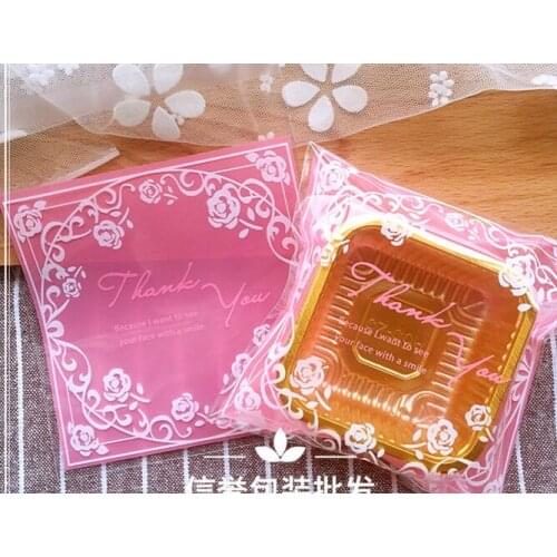 7cm (,63-75g ) Flesh thankyou moon cake trays moon cake Packing bag+ tray 95-100 sets kitchen tool