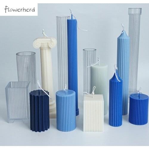 Rack Acrylic Candle Mold Plastic PC Aroma Diy Candle Molds for Candle Making Supplies