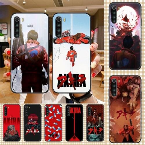 Anime AKIRA Phone case For Xiaomi Redmi Note 7 7A 8 8T 9 9A 9S 10 K30 Pro Ultra black art funda luxury shell fashion cell cover